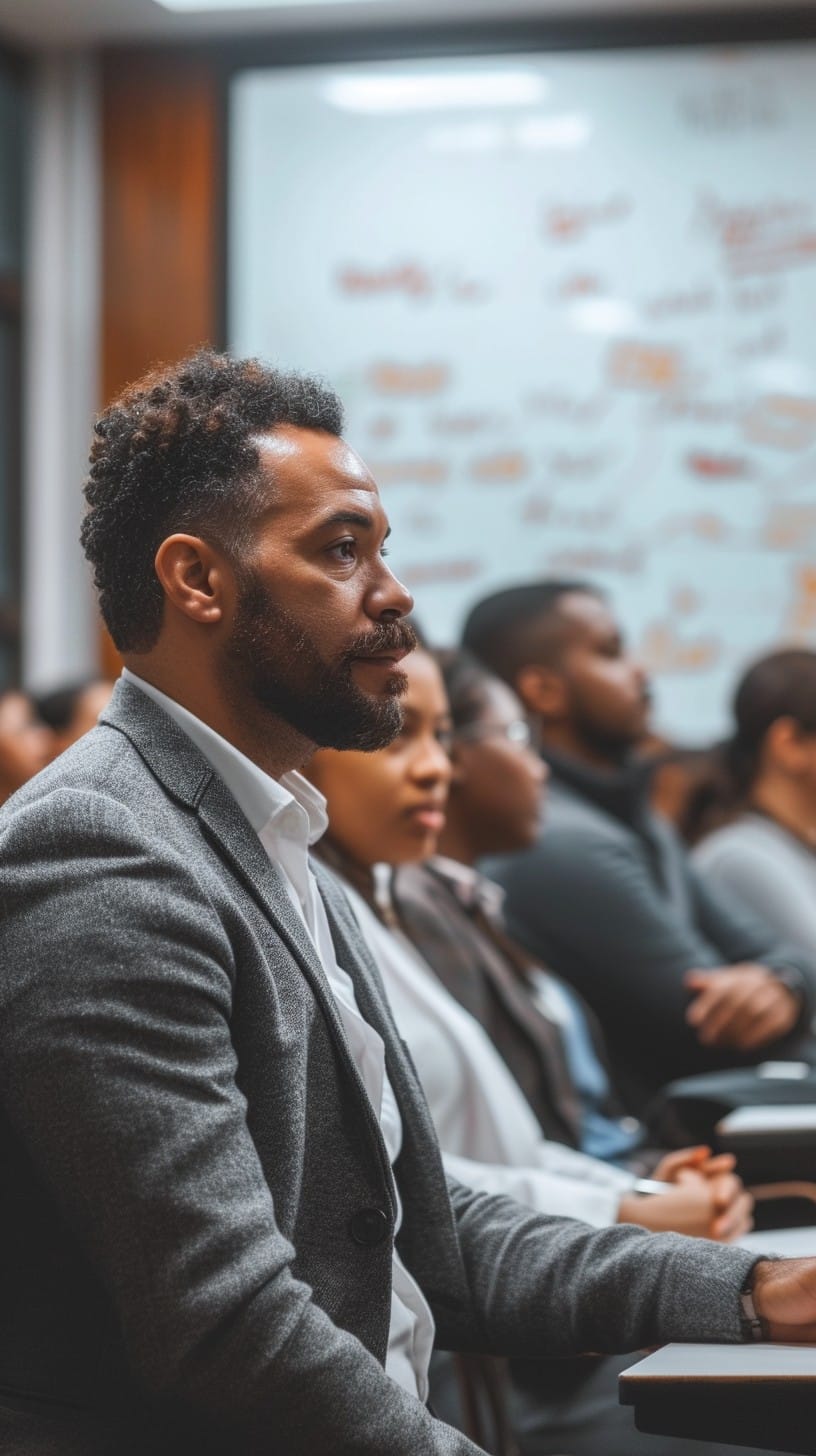 Conference Attendee Man